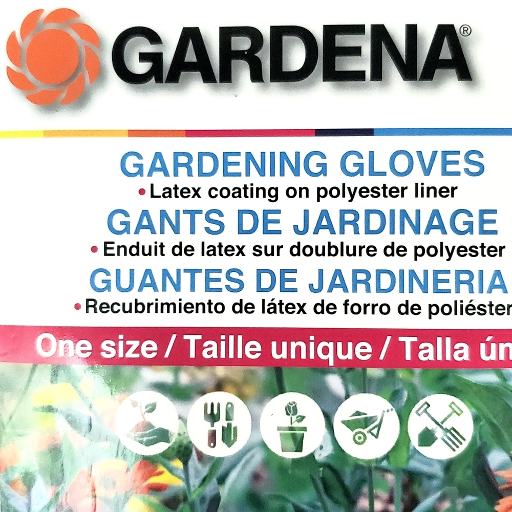New Garden Gloves w Latex grip 3 pair - Picture 7 of 7